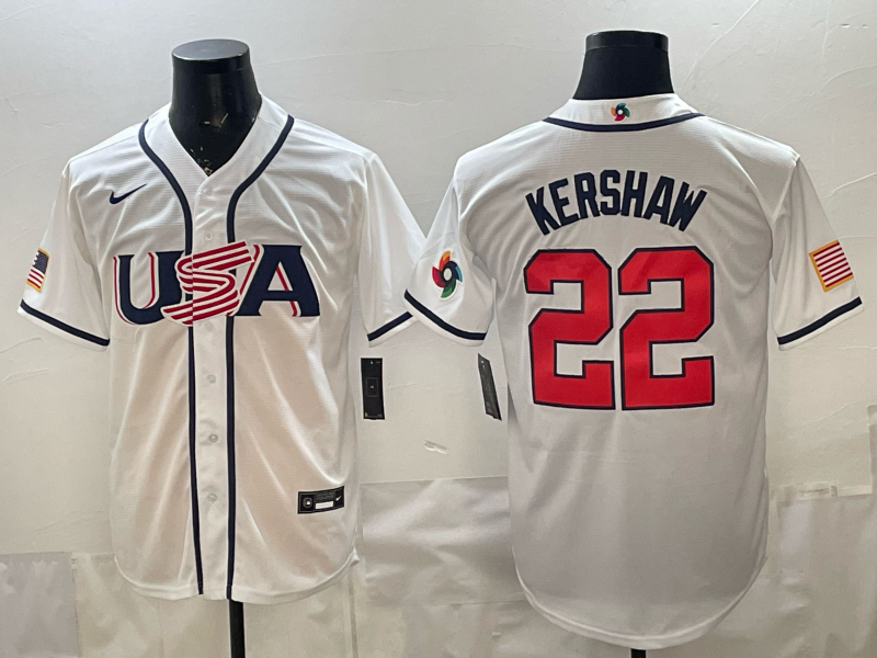 Men 2026 World cup white MLB Nike jersey 004